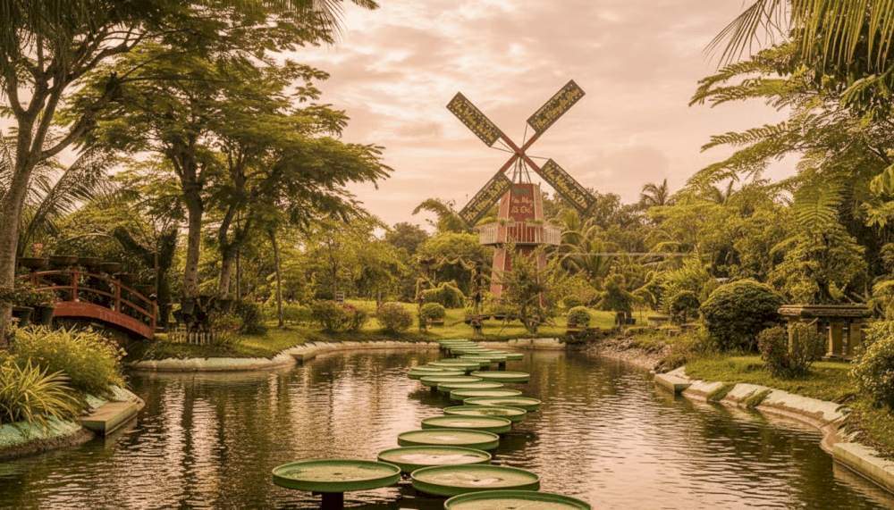 Nhiều đơn vị và khu du lịch gần làng hoa Sa Đéc cung cấp dịch vụ lưu trú với không gian đẹp mắt và mức giá phải chăng